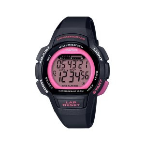 Black Pink Casio Digital Running LWS1000H-4AV Women's Casio | RDPWHN-061